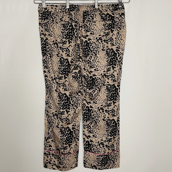 J. Crew Animal Print Wide-Leg Trousers - Picture 10 of 16